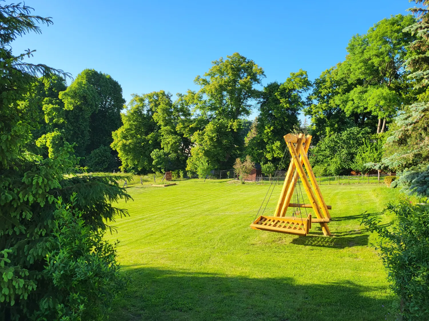 Krafft-Holiday Vermietung Ferien Immobilien Krakow am See Garten