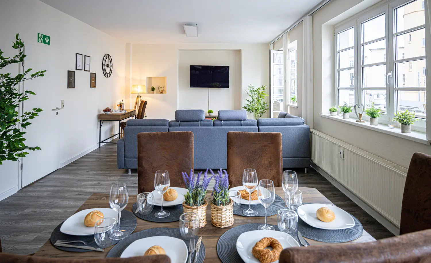 Krafft-Holiday Vermietung Ferienwohnung Rostock Wohnzimmer